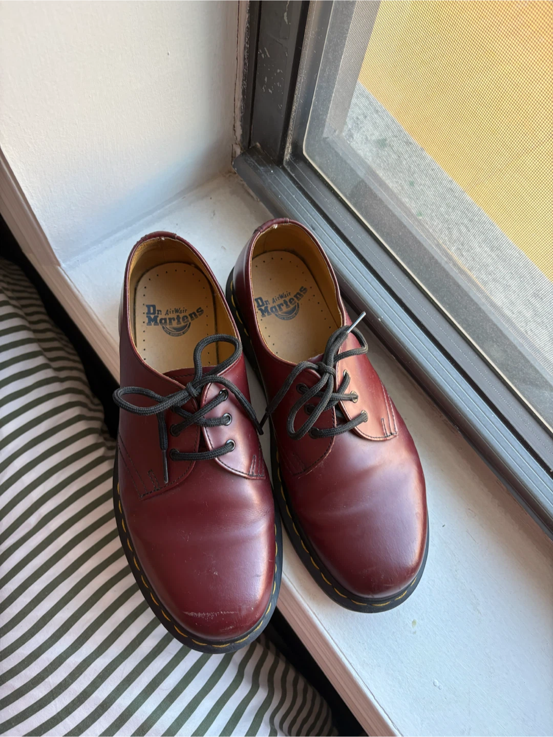 Dr. Martens Oxford Shoes, Cherry Red
