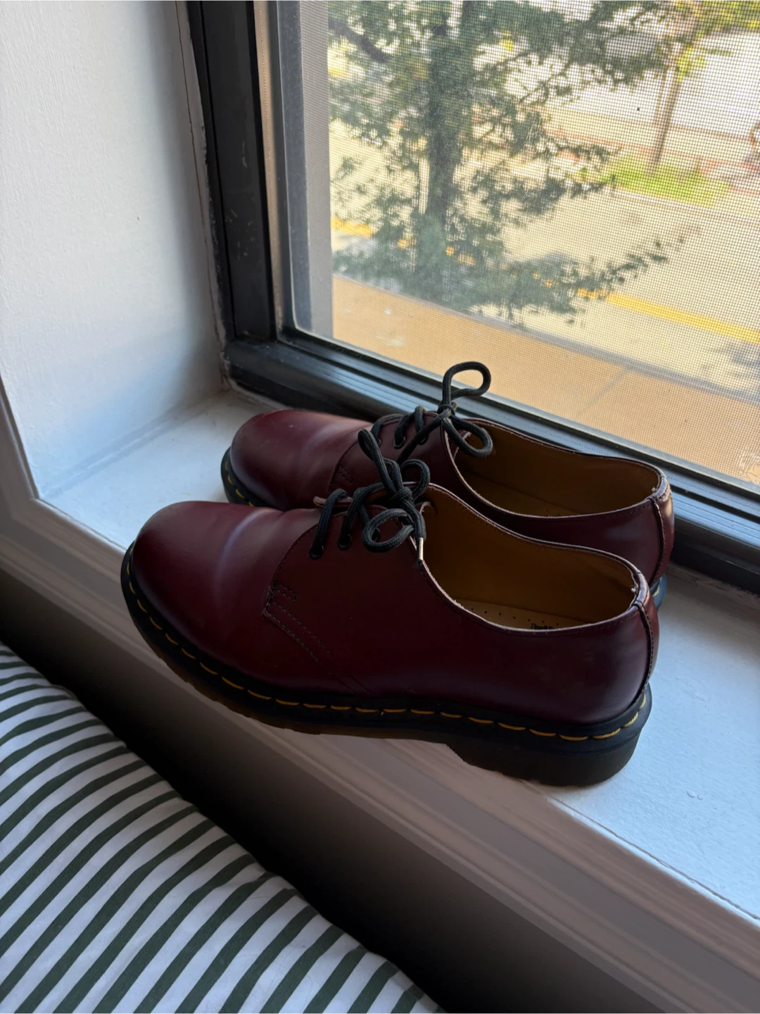 Dr. Martens Oxford Shoes, Cherry Red - photo 2