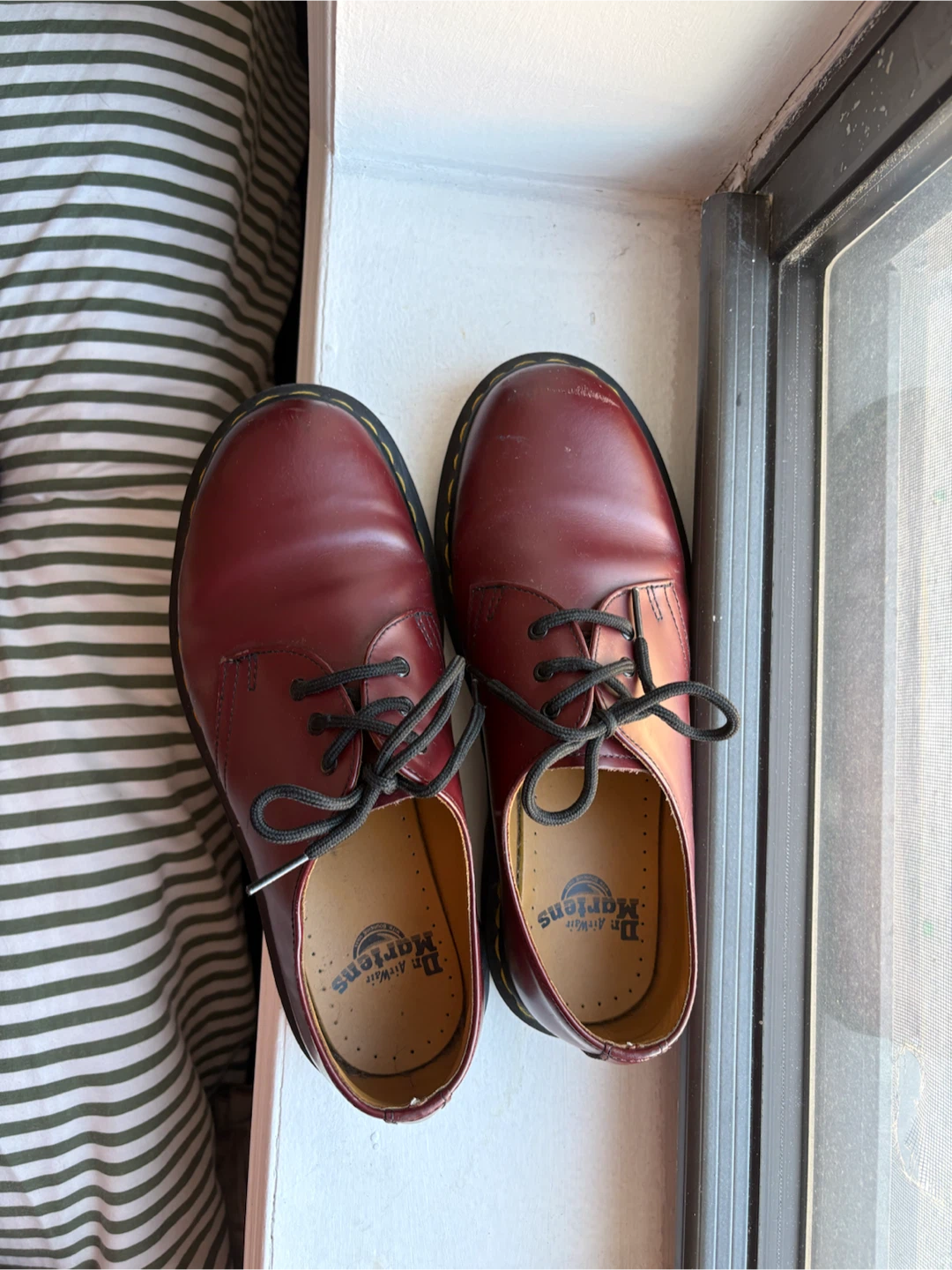Dr. Martens Oxford Shoes, Cherry Red - photo 3