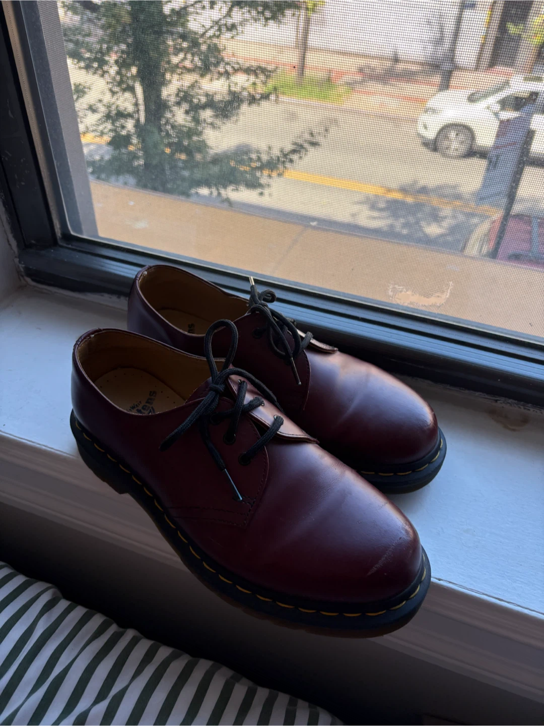 Dr. Martens Oxford Shoes, Cherry Red - photo 4