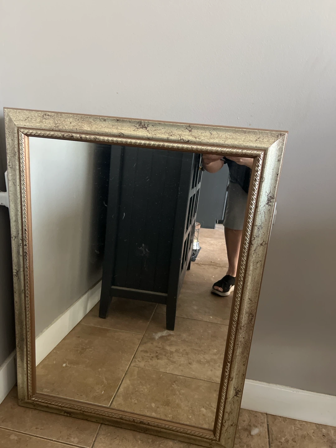 Decorative Wall Mirror with Ornate Frame