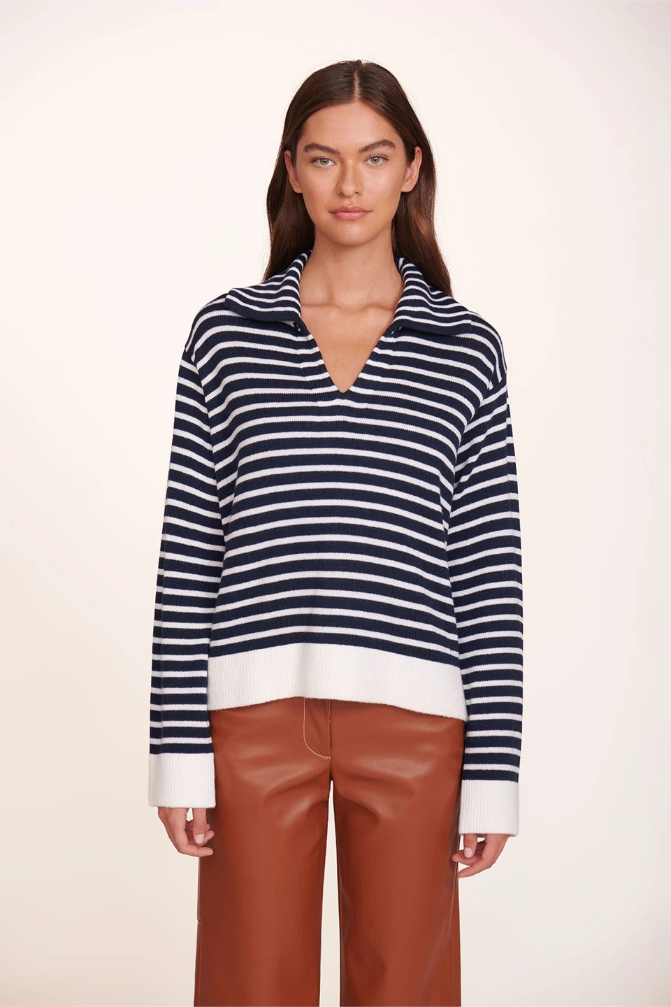 STAUD Linden Striped Sweater - photo 5