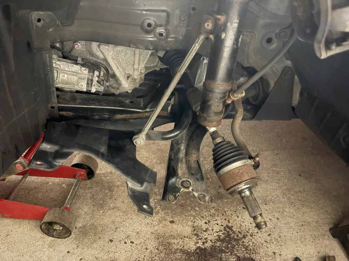 On-site front brake and bearing replacement - photo 2