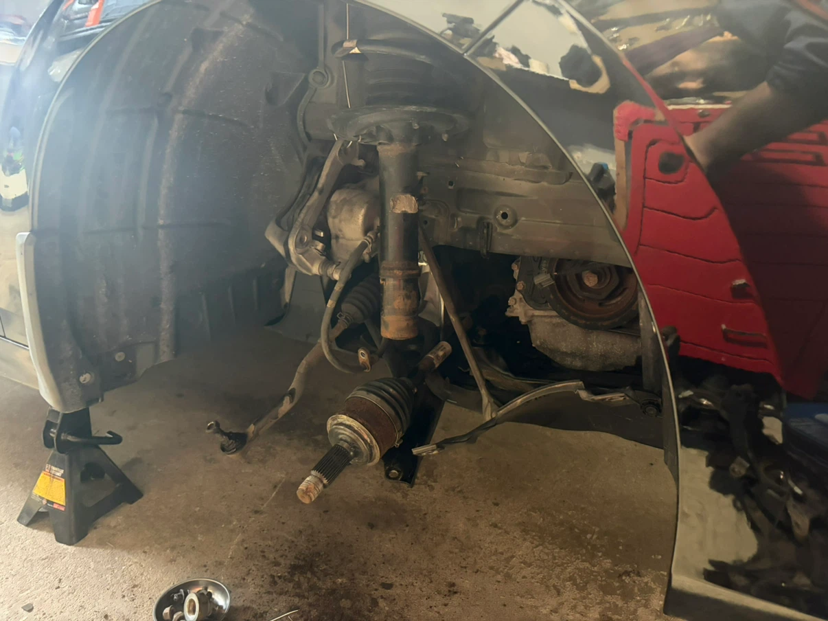 On-site front brake and bearing replacement - photo 3