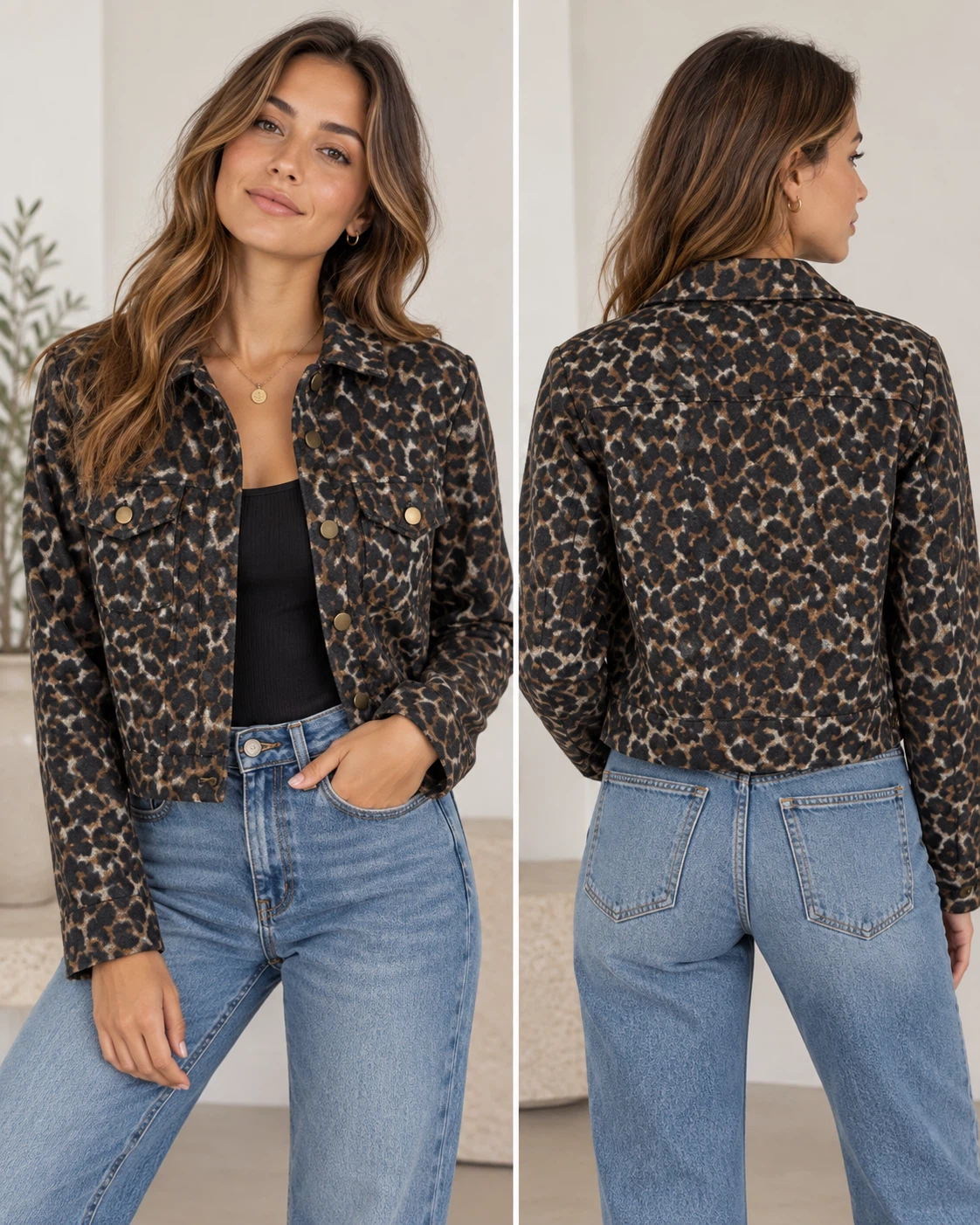 Leopard Print Jacket