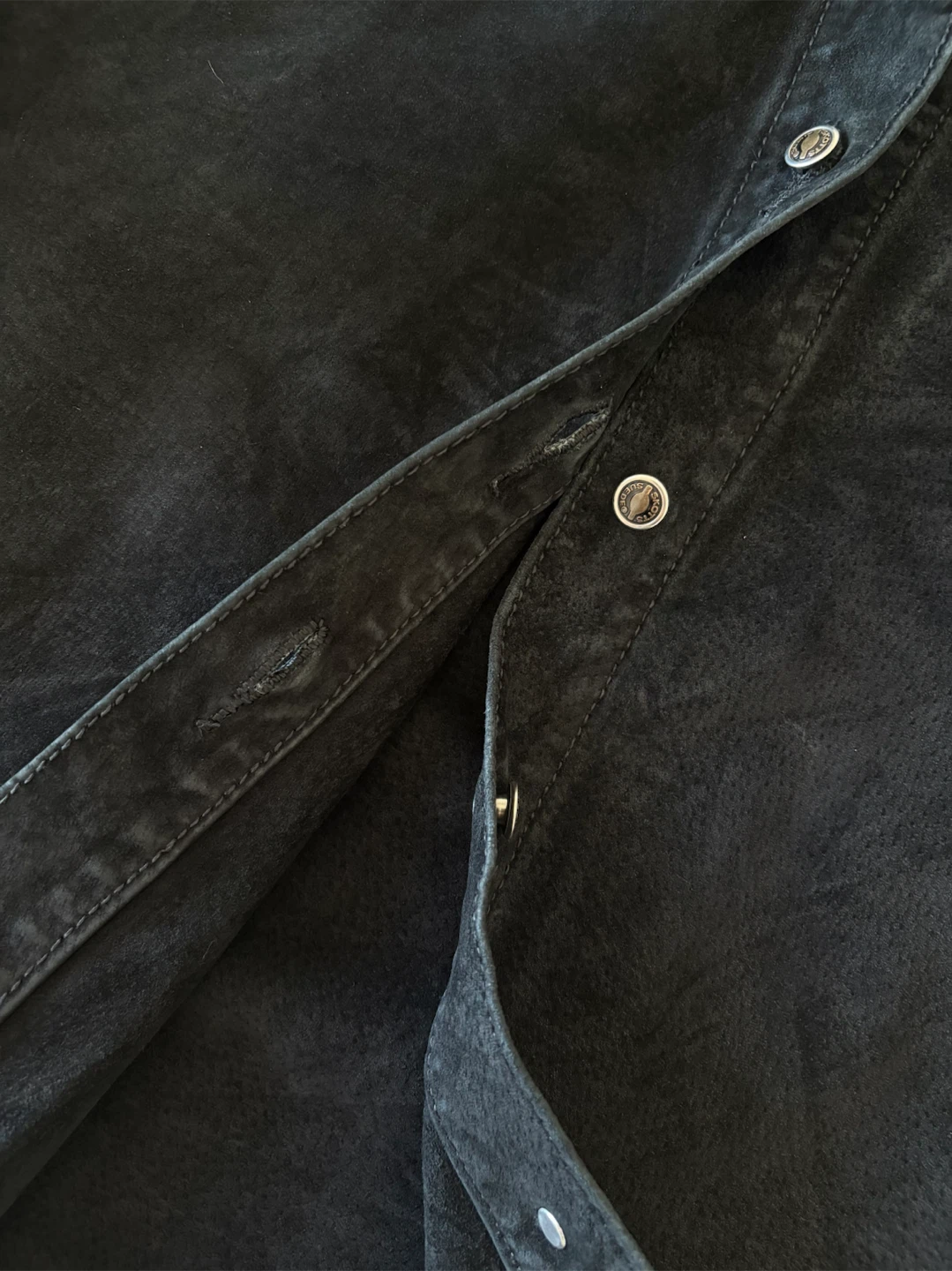 90s / Y2K Skotts Washable Suede Jacket / Shaket - photo 5