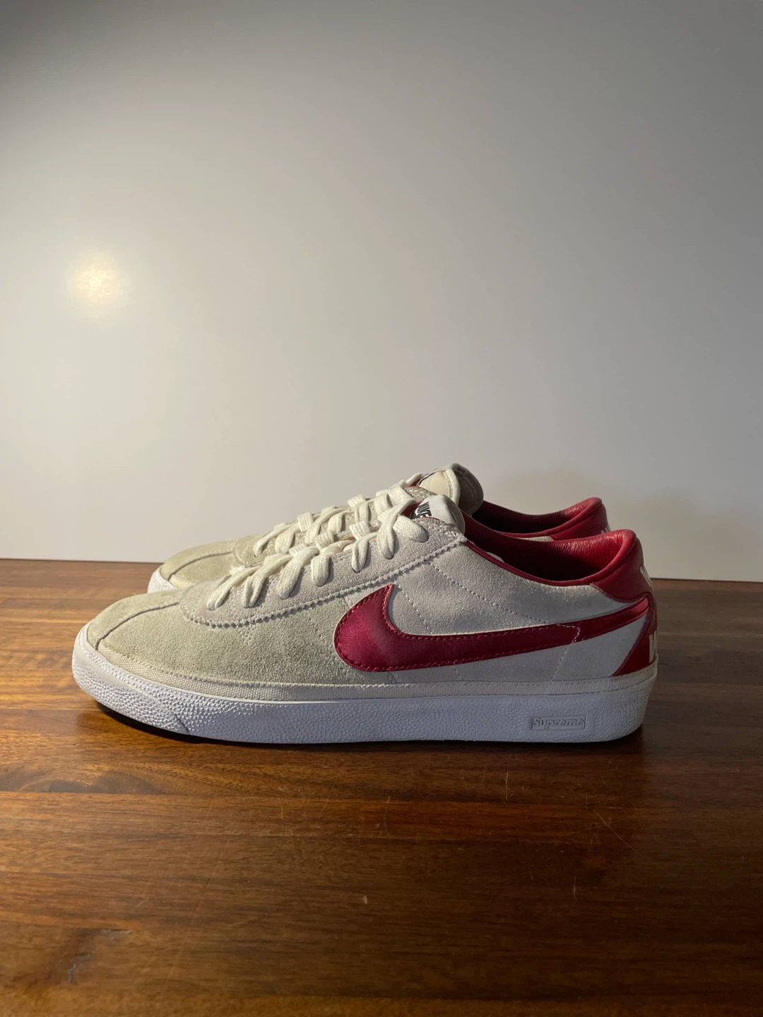 Supreme Nike SB Tennis Classic White Red