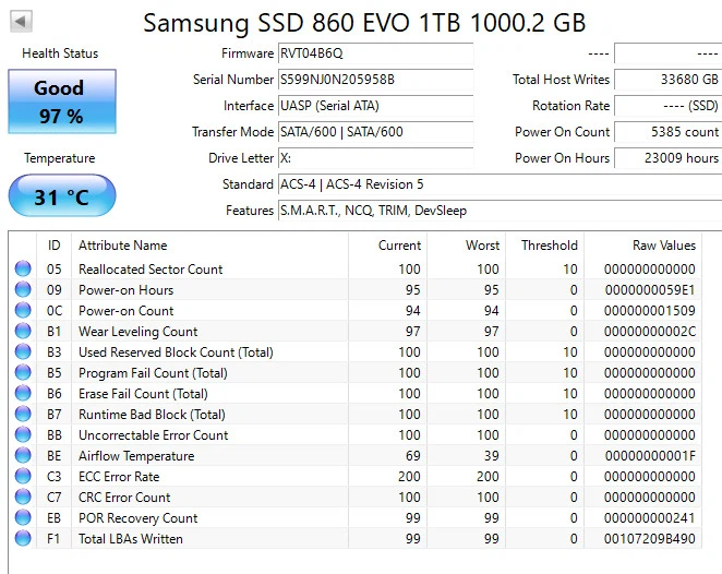 Samsung 860 Evo 1TB SSD - photo 3
