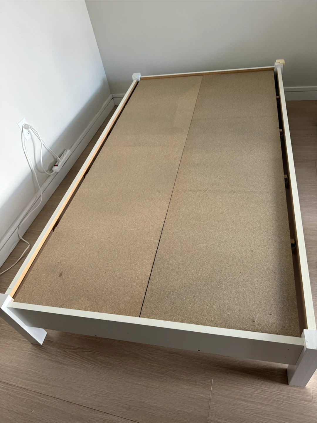 White Single Bed Frame