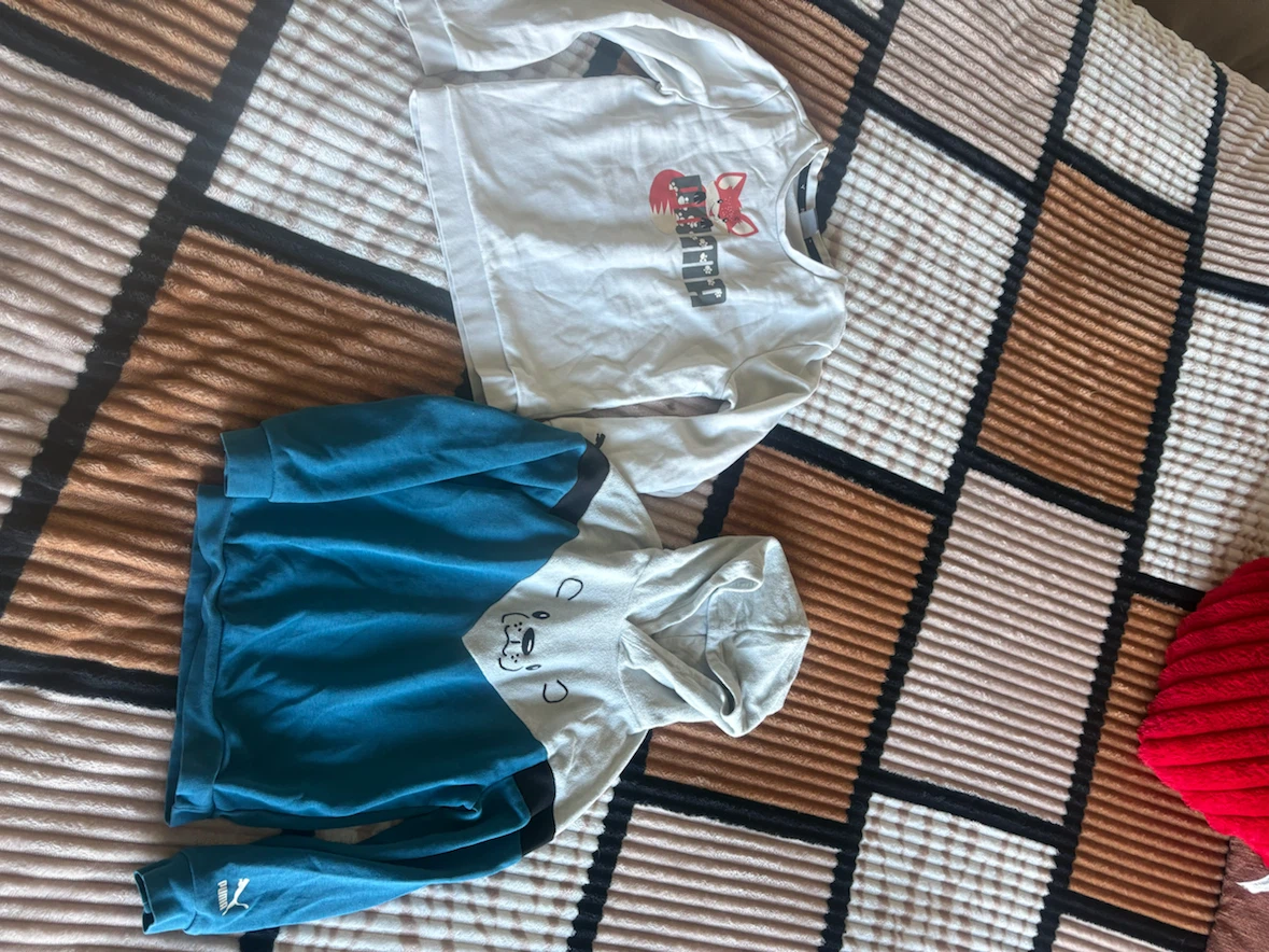 Two Puma Kids Hoodies and Sweaters