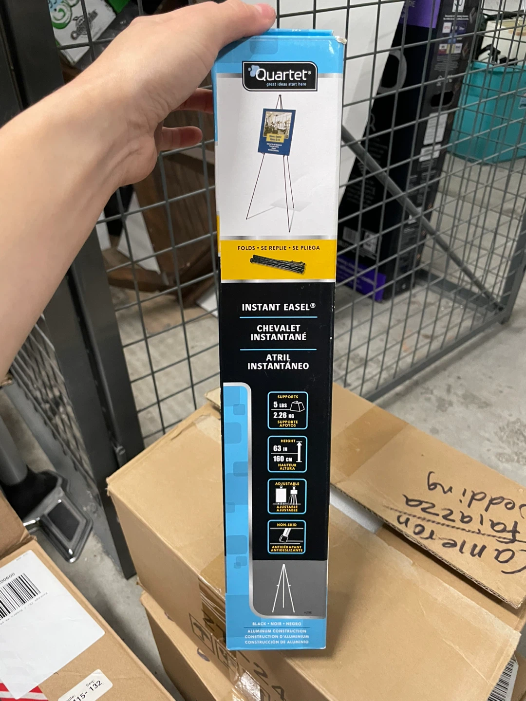 Black Collapsable Easel