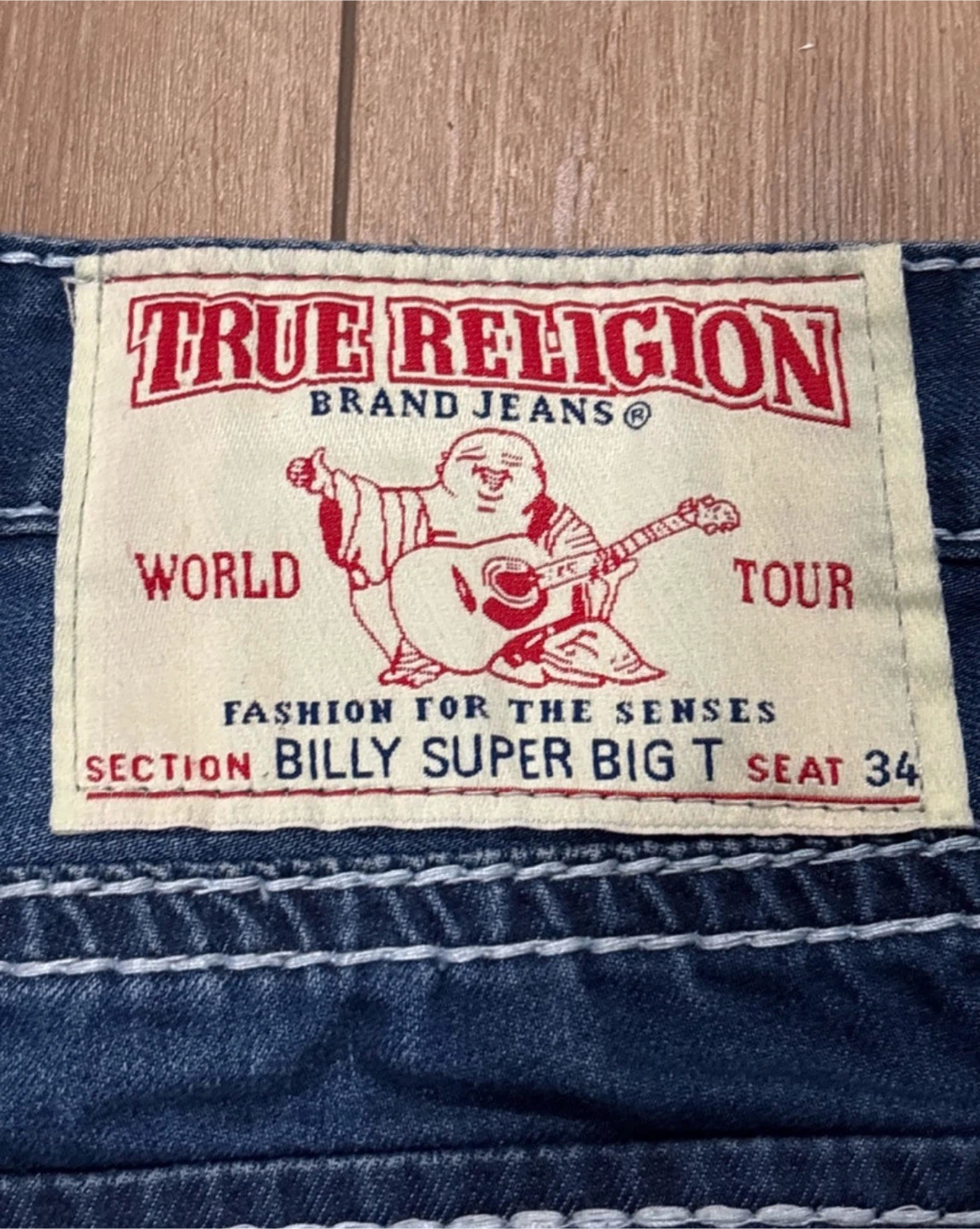 Men’s True Religion Billy Super Big T Jeans sz40 - photo 4
