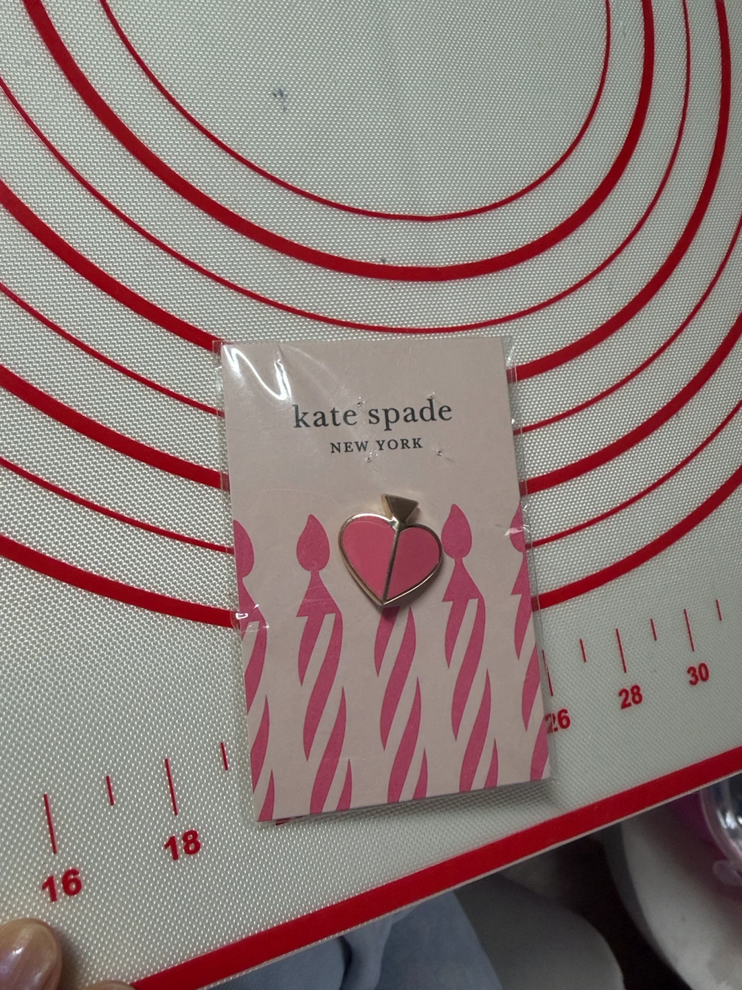 Kate Spade New York Pink Spade Pin