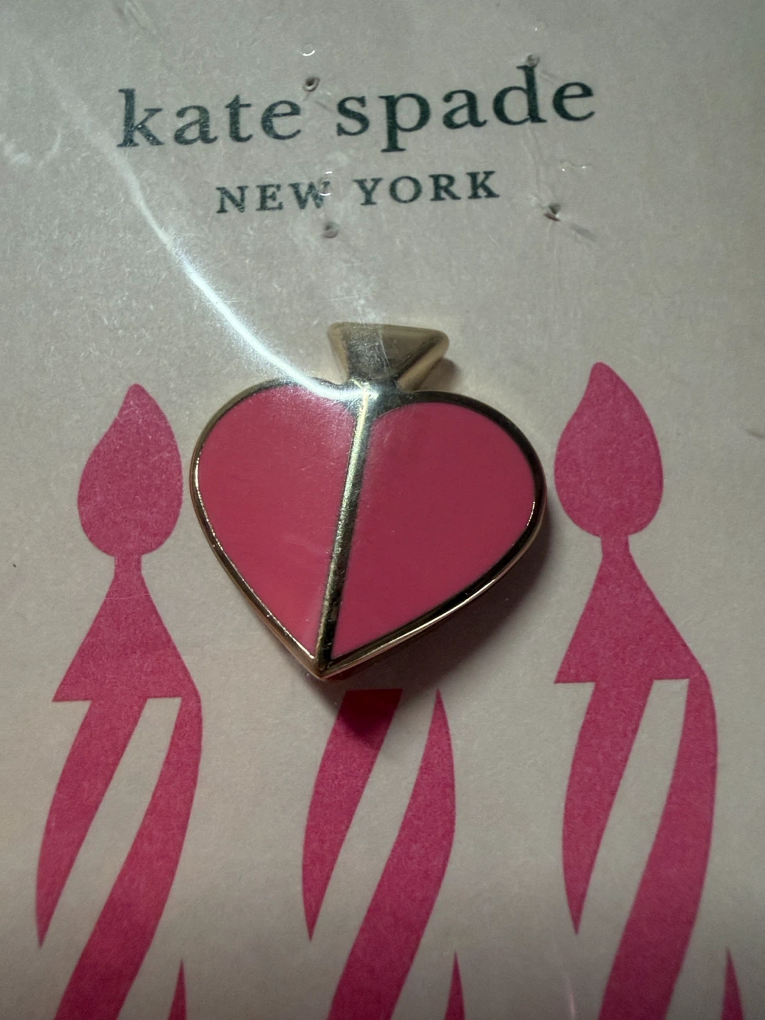 Kate Spade New York Pink Spade Pin - photo 2