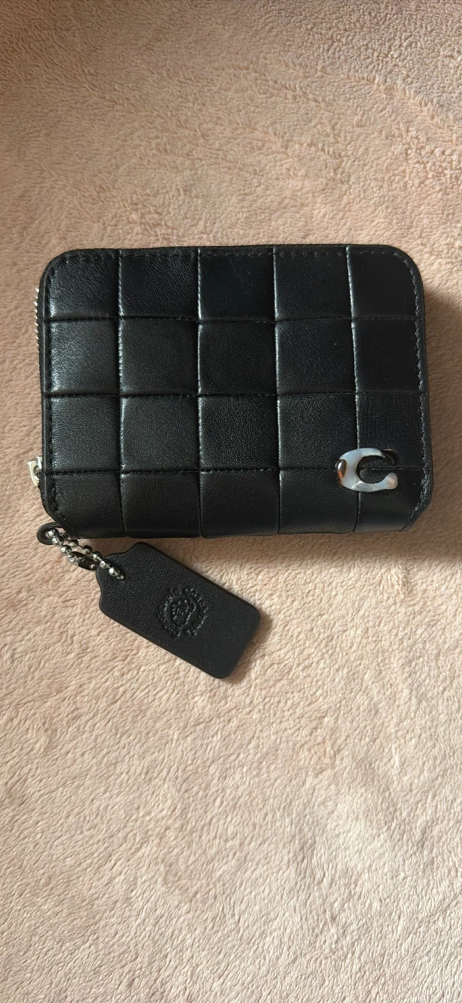 Coachtopia Alter/Ego Black Zip Wallet