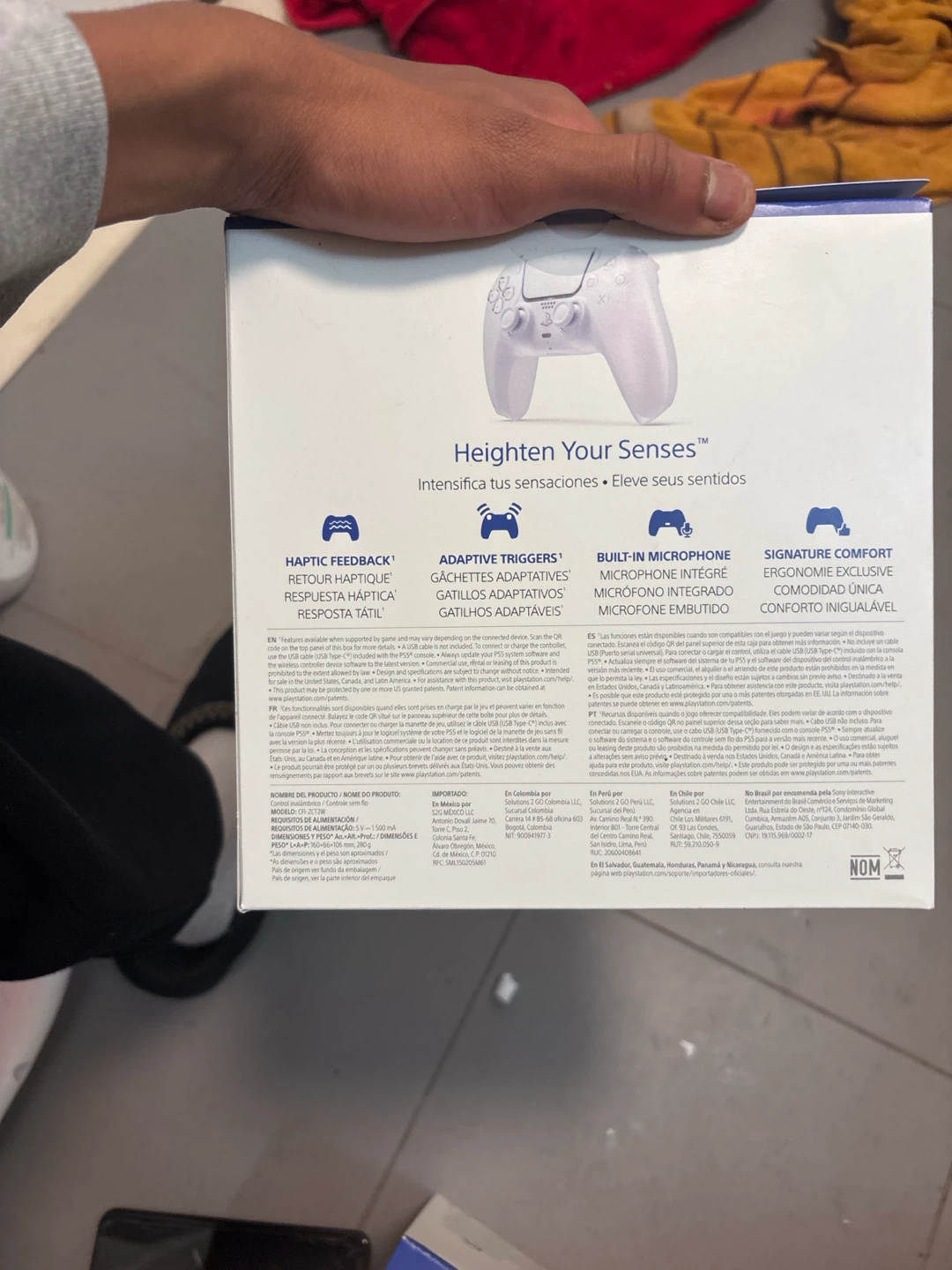 Sony PlayStation 5 DualSense Wireless Controller Chroma Pearl - photo 4