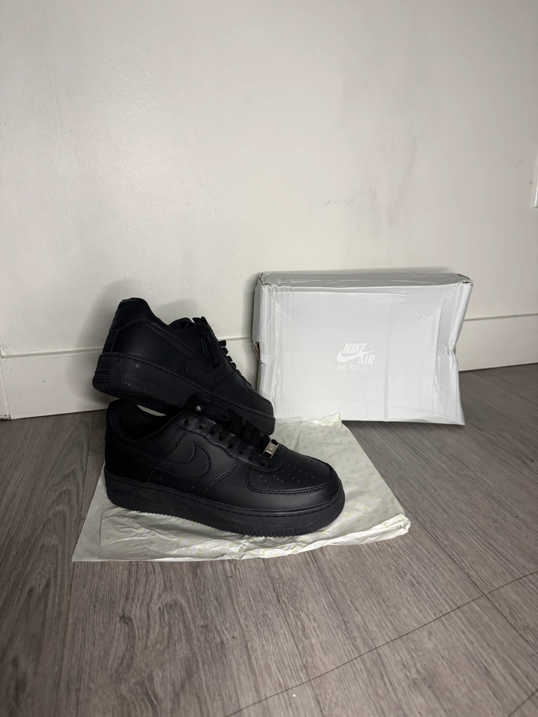 Nike Air Force 1 '07 Black, Men's 8.5