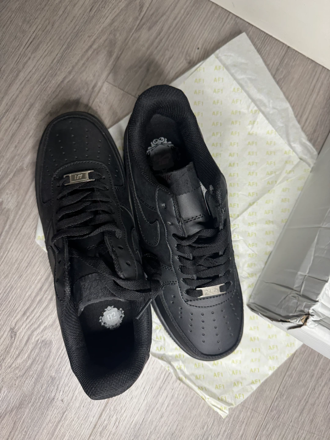 Nike Air Force 1 '07 Black, Men's 8.5 - photo 5