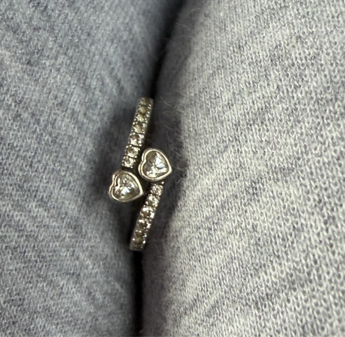 Pandora Sparkling Entwined Heart Ring - photo 4