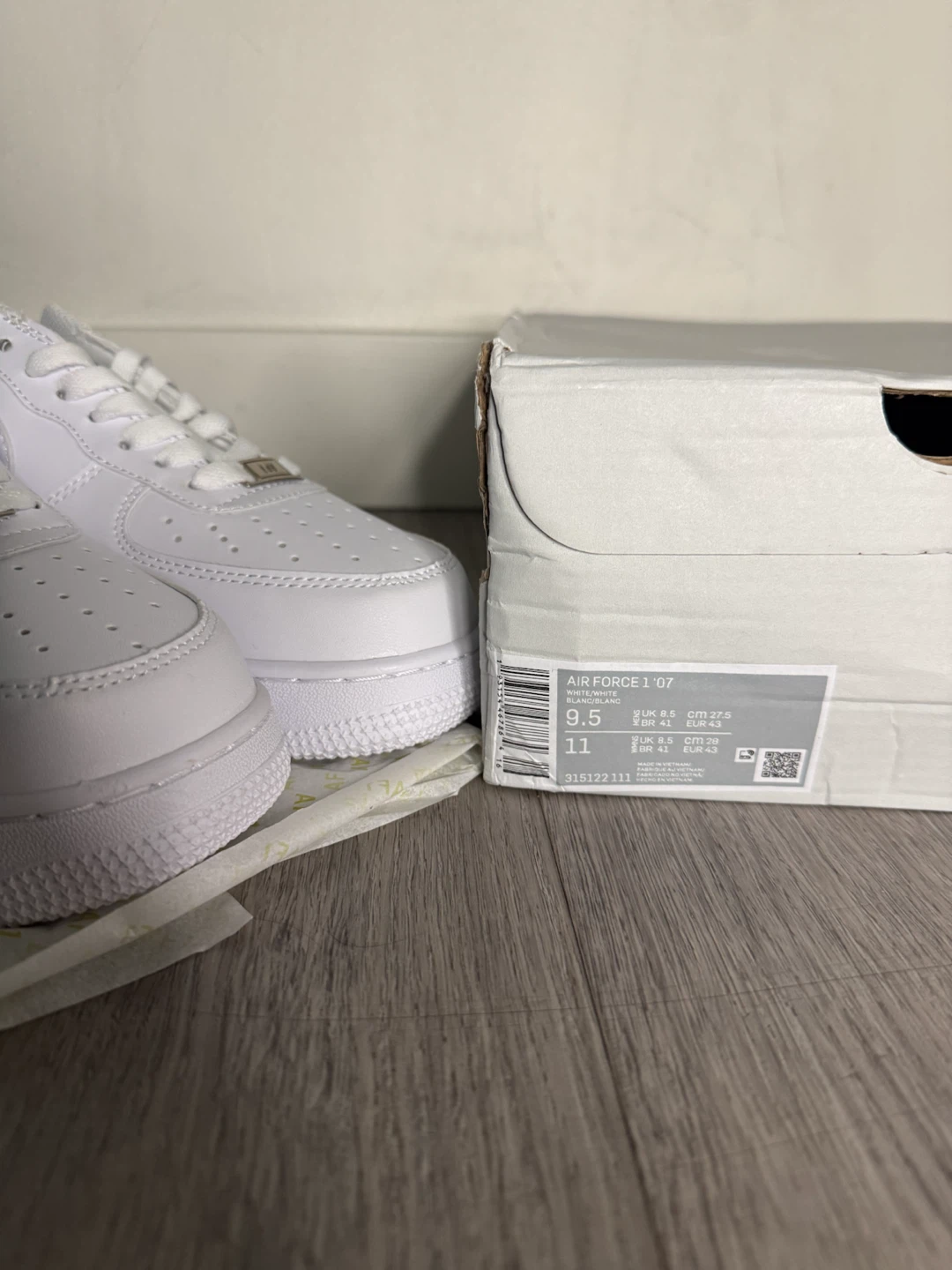 Nike Air Force 1 '07 Triple White - photo 3