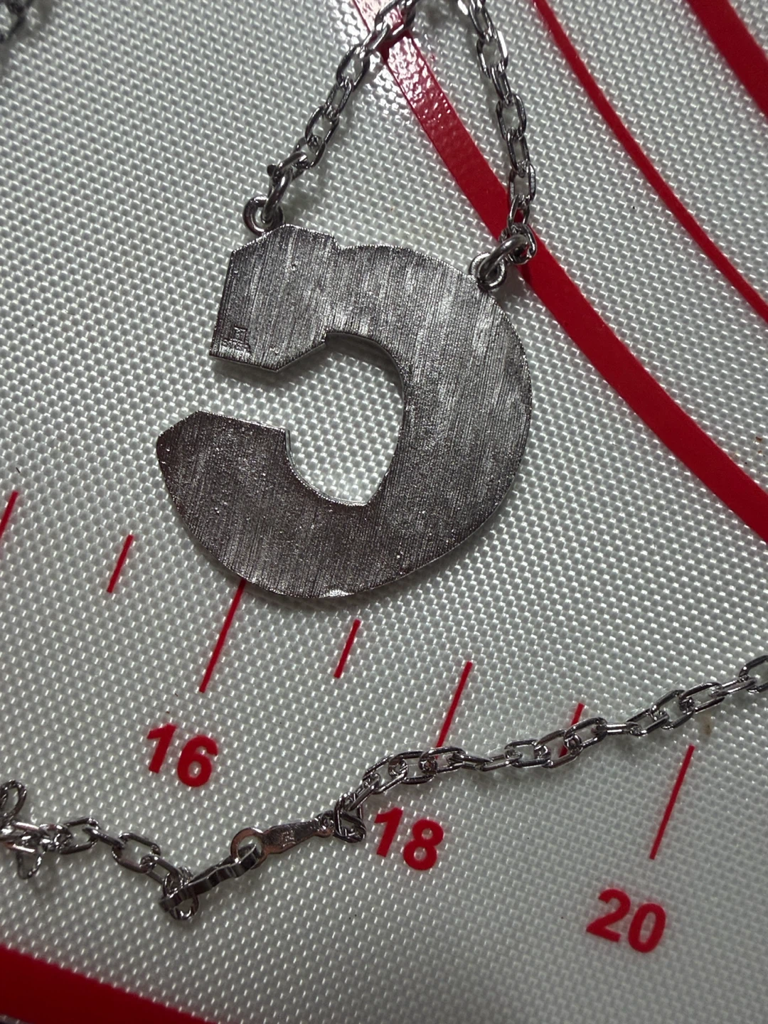 Ster Silver Initial C Pendant Necklace - photo 2