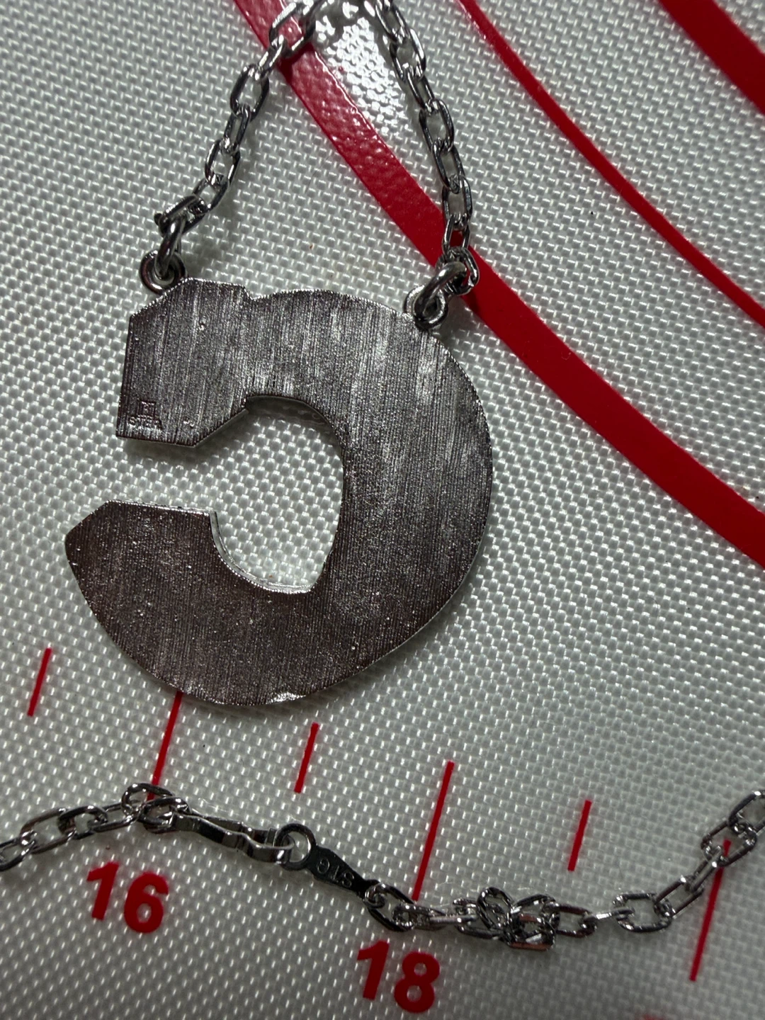 Ster Silver Initial C Pendant Necklace - photo 3