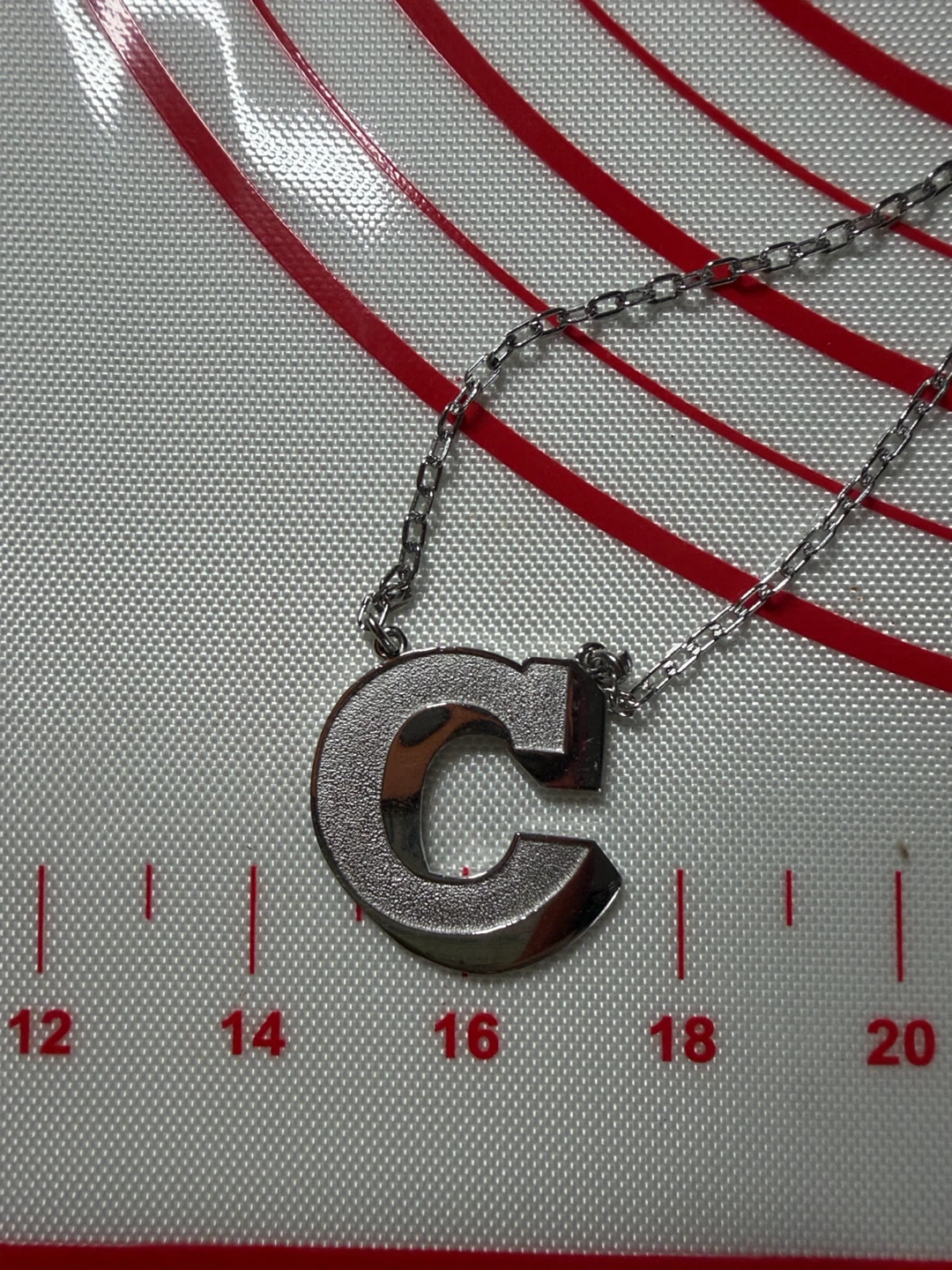 Ster Silver Initial C Pendant Necklace - photo 4