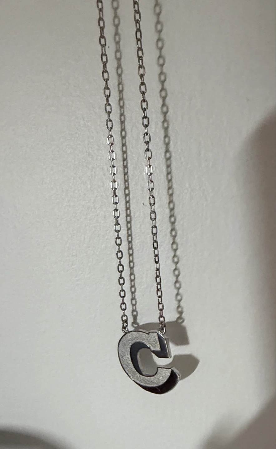 Ster Silver Initial C Pendant Necklace - photo 5