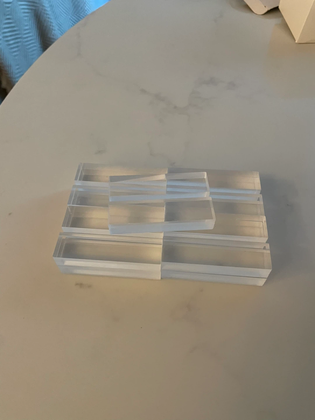 Glass Wedding Card Box and Card Stands - photo 5