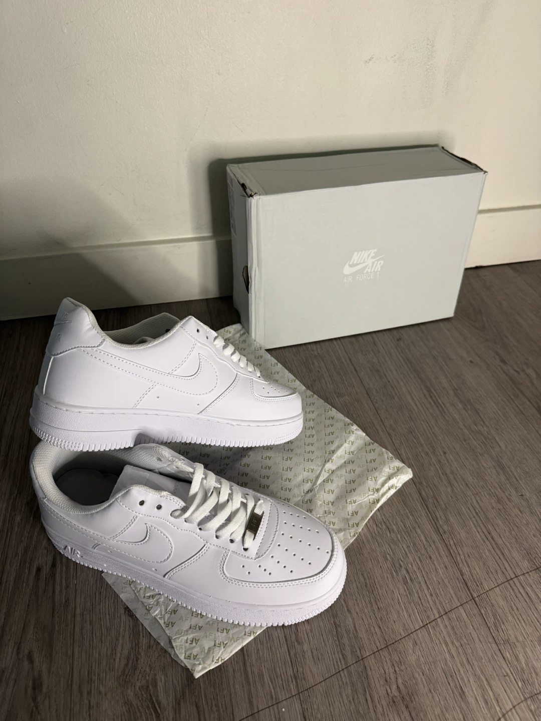 Nike Air Force 1 '07 White Sneakers - photo 2