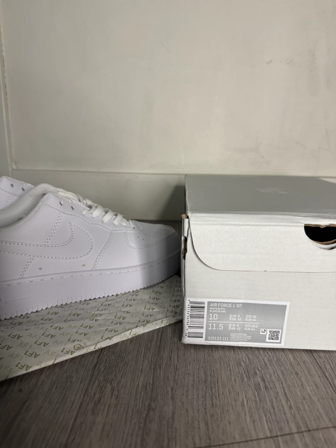 Nike Air Force 1 '07 White Sneakers - photo 5