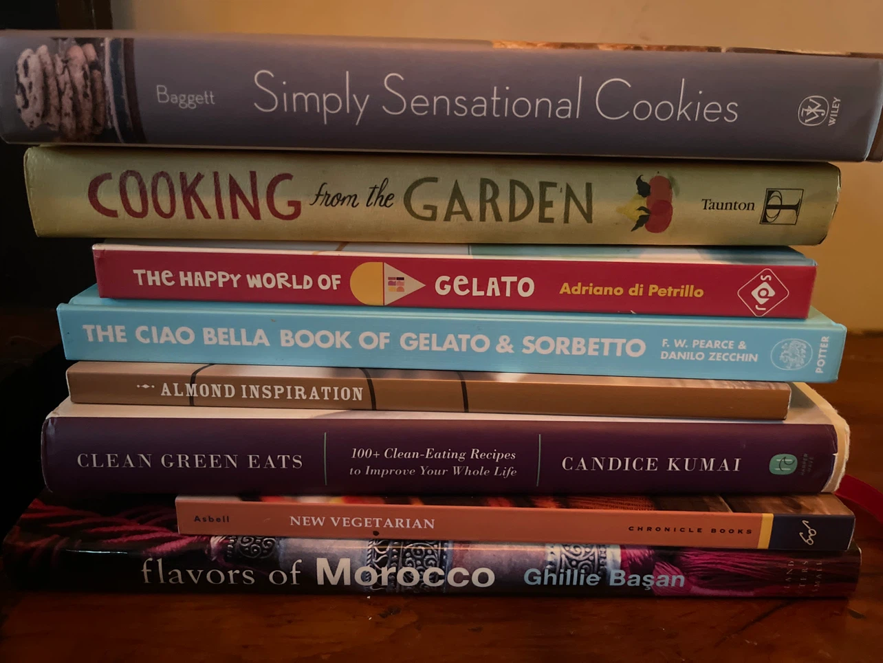 Set of 8 Assorted Cookbooks