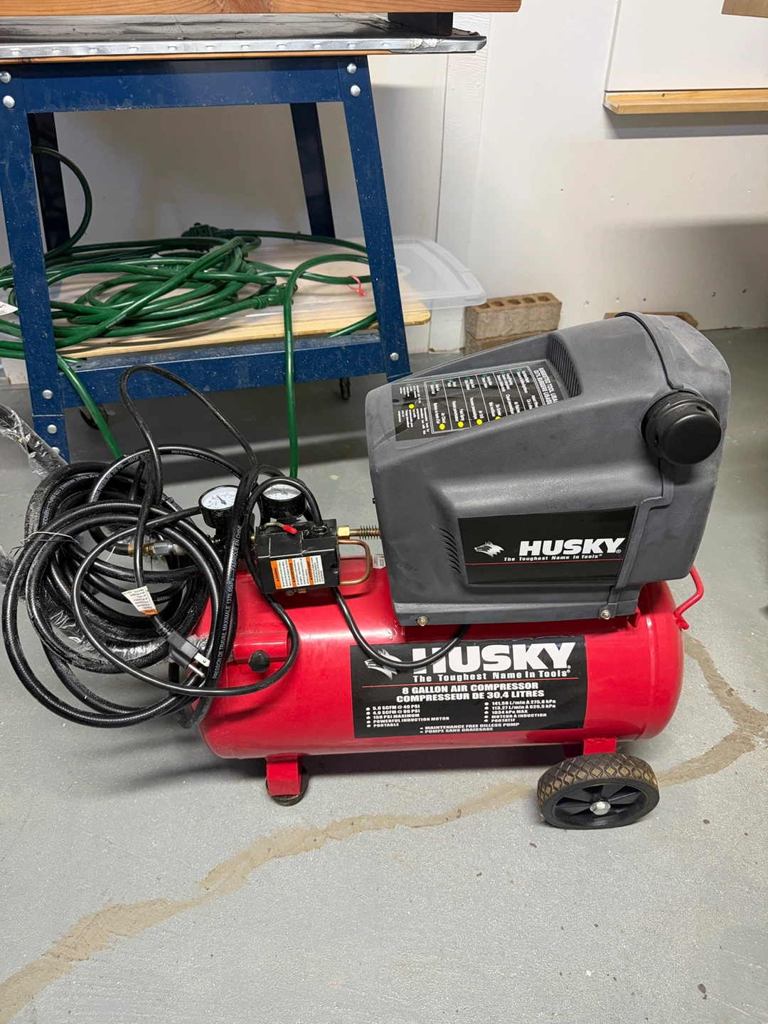 Husky 8 Gallon Air Compressor