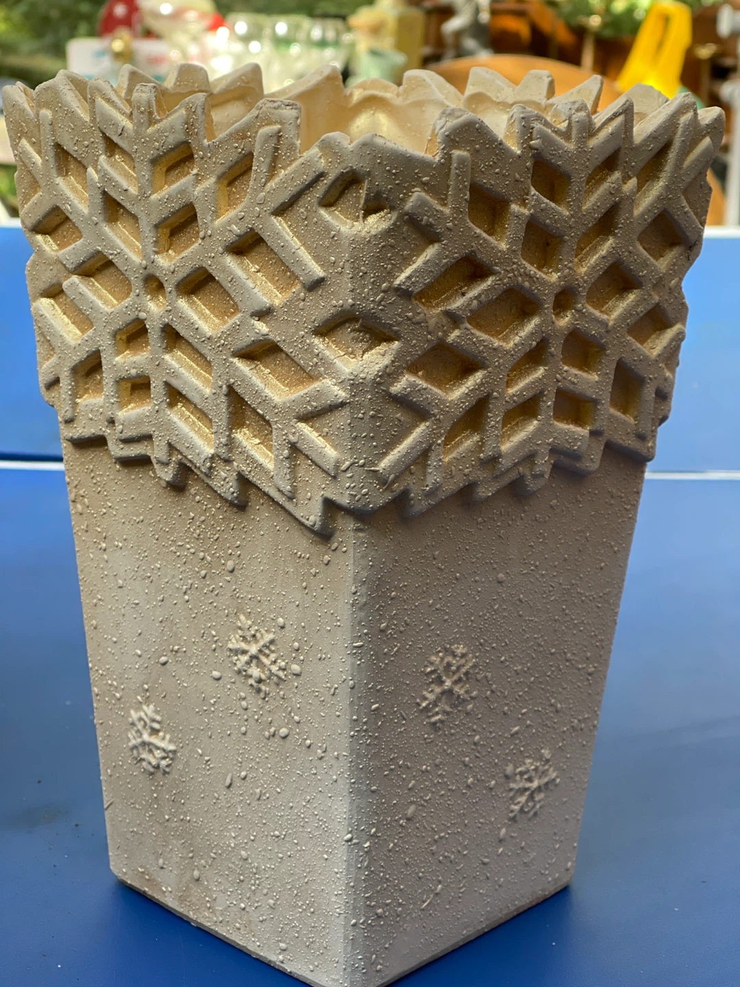 NEW Winter Snowflake Decorative Vase
