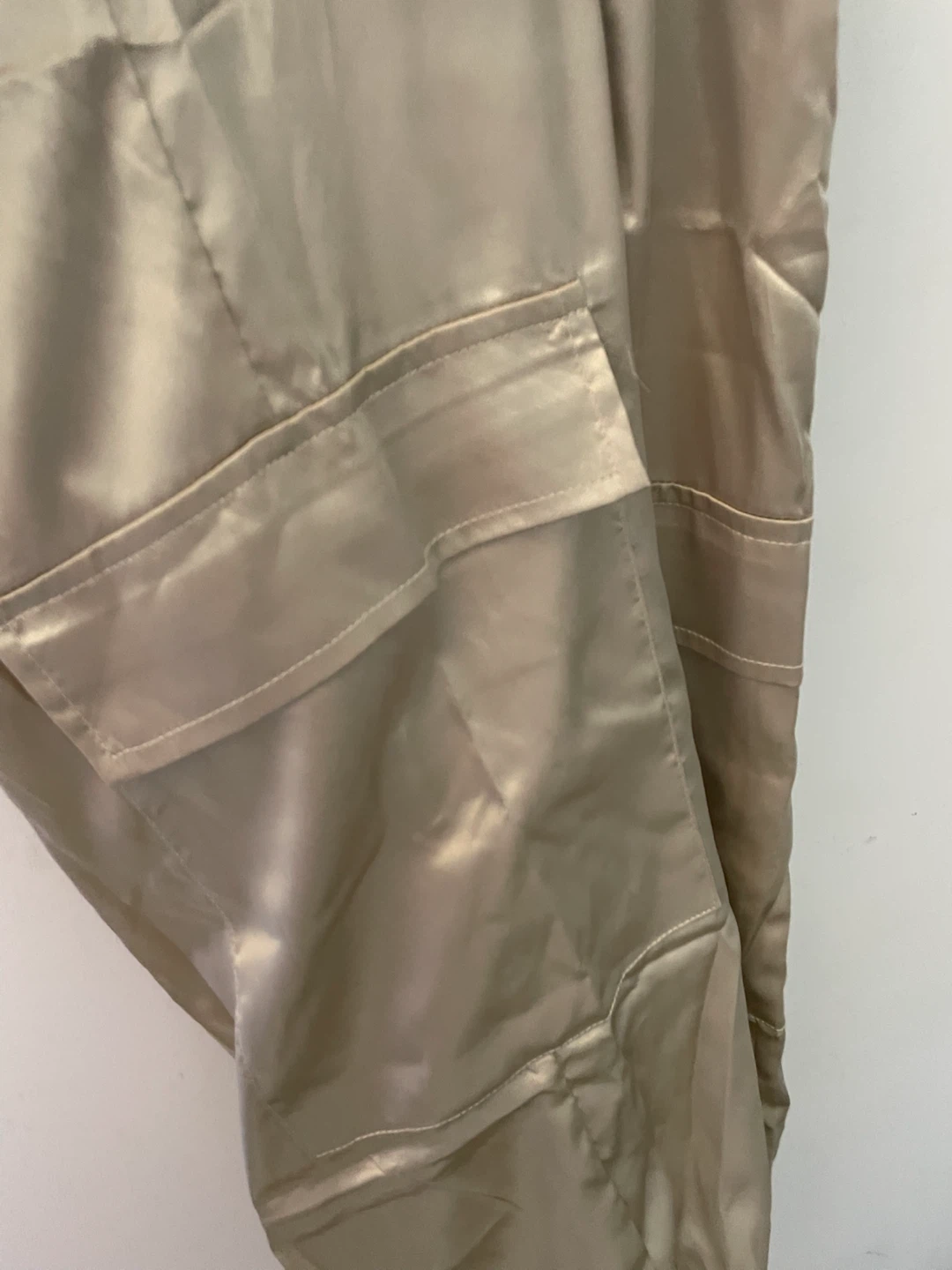 Champagne Satin Two-Piece Set - photo 4