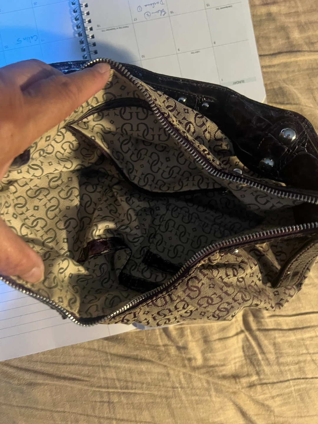 Olive Green coach Leather Tote Bag - photo 3