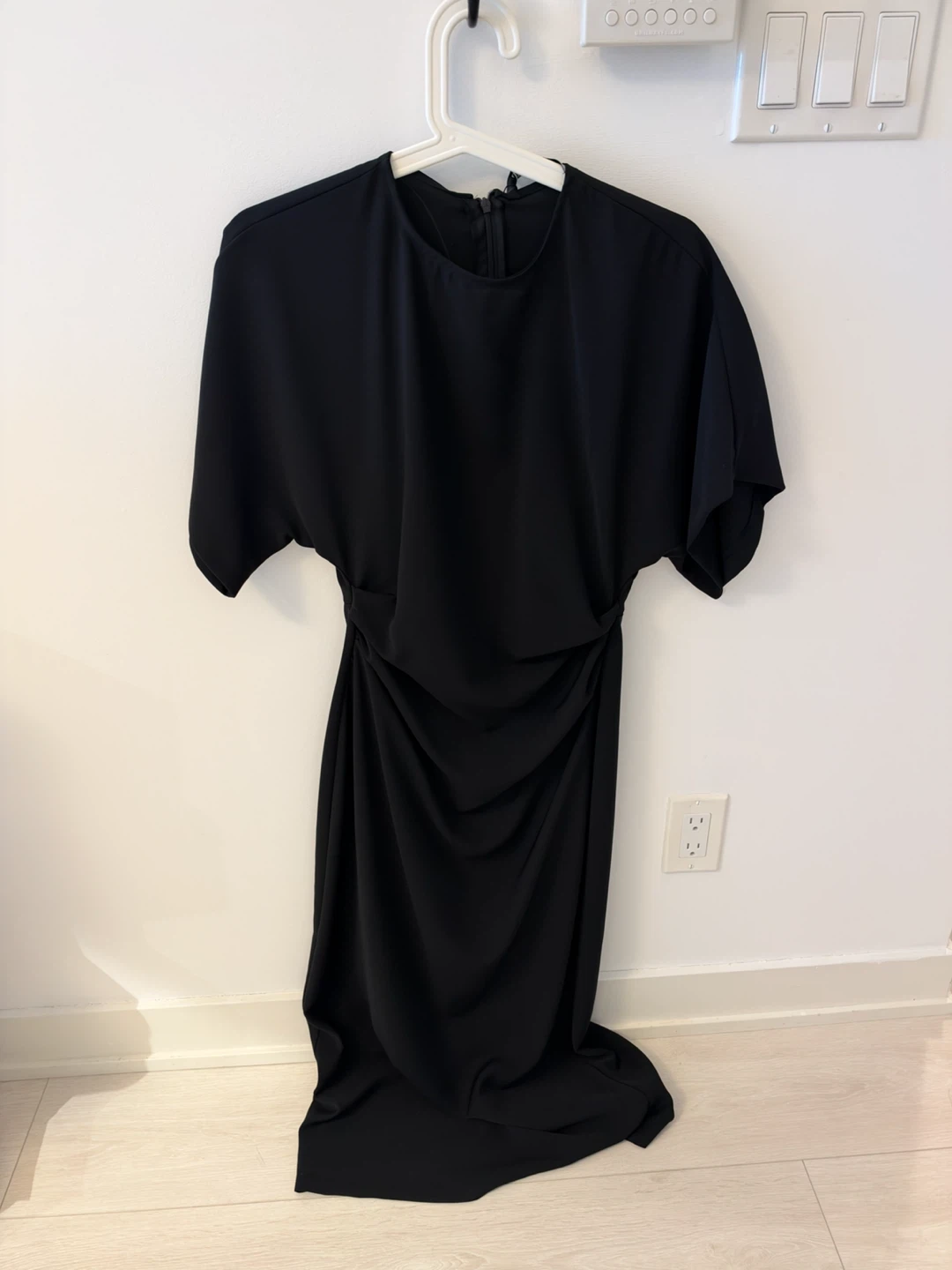 brand new  Zara Black Midi Dress