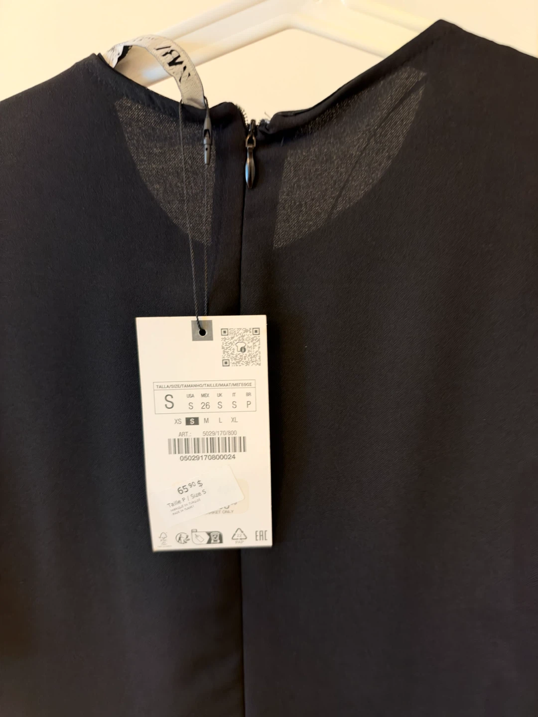 brand new  Zara Black Midi Dress - photo 3