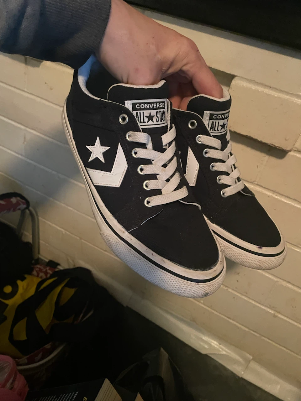 Converse All Star Junior Shoes - Black