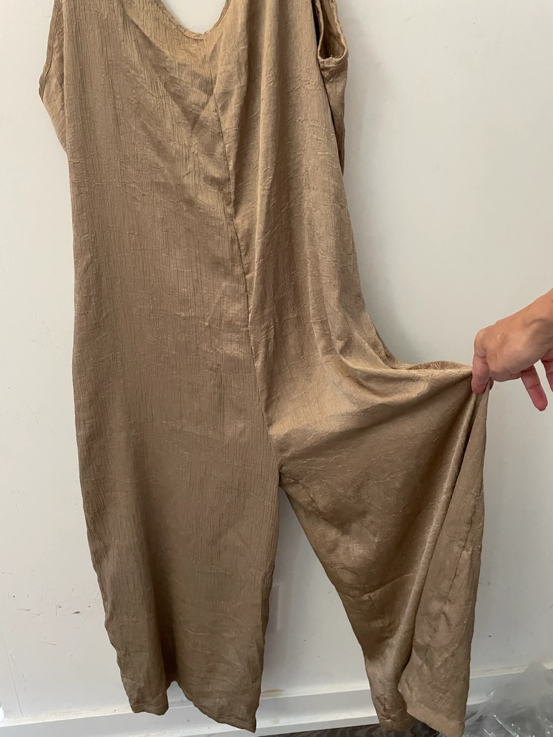 Tan Wide-Leg Jumpsuit - photo 2