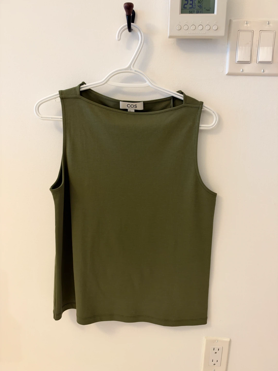 COS Olive Green Tank Top