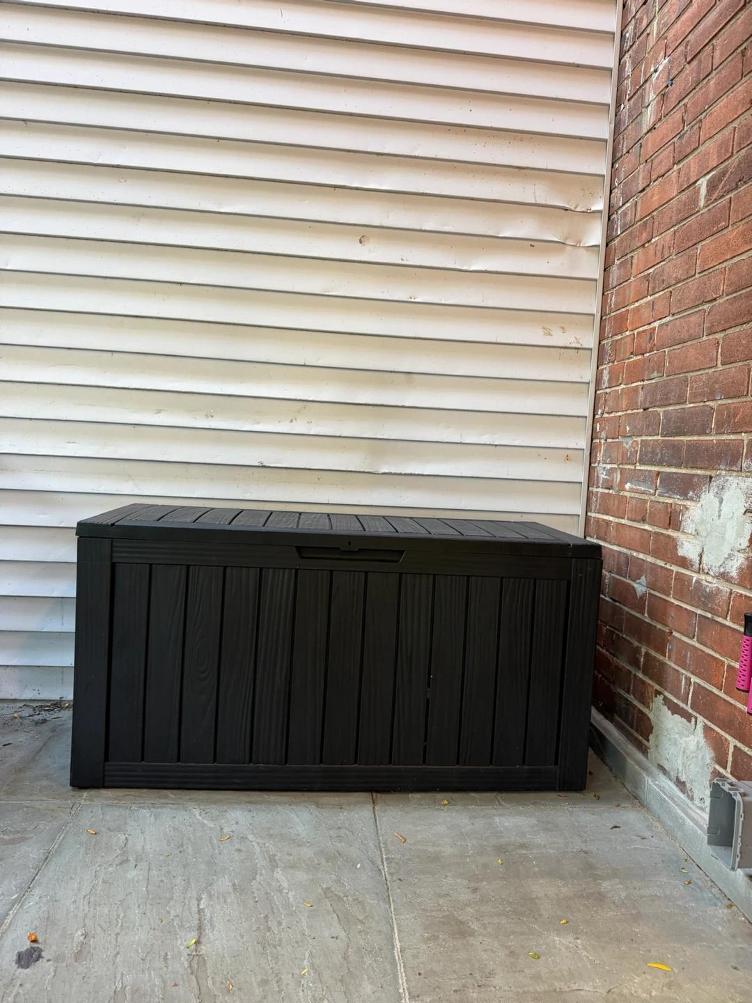 Black Outdoor Storage Box