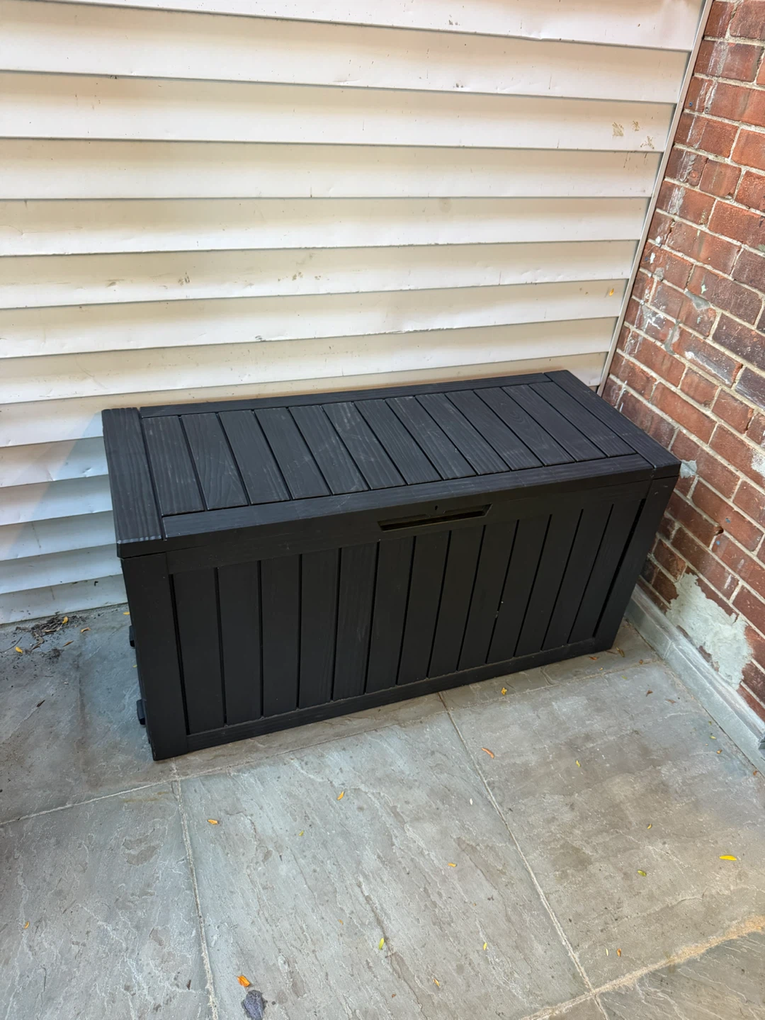 Black Outdoor Storage Box - photo 2