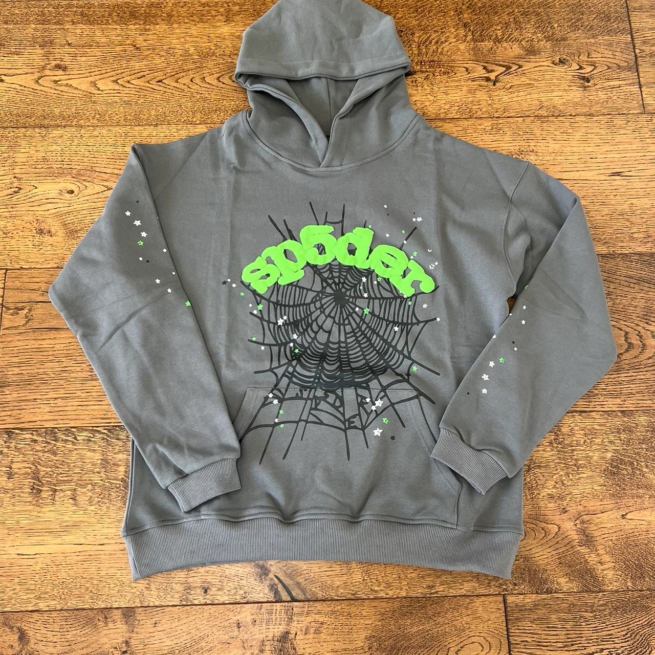 Sp5der Grey Hoodie