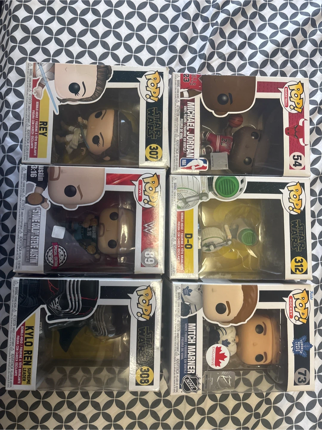 Lot of 6 Funko Pop Vinyl Figures