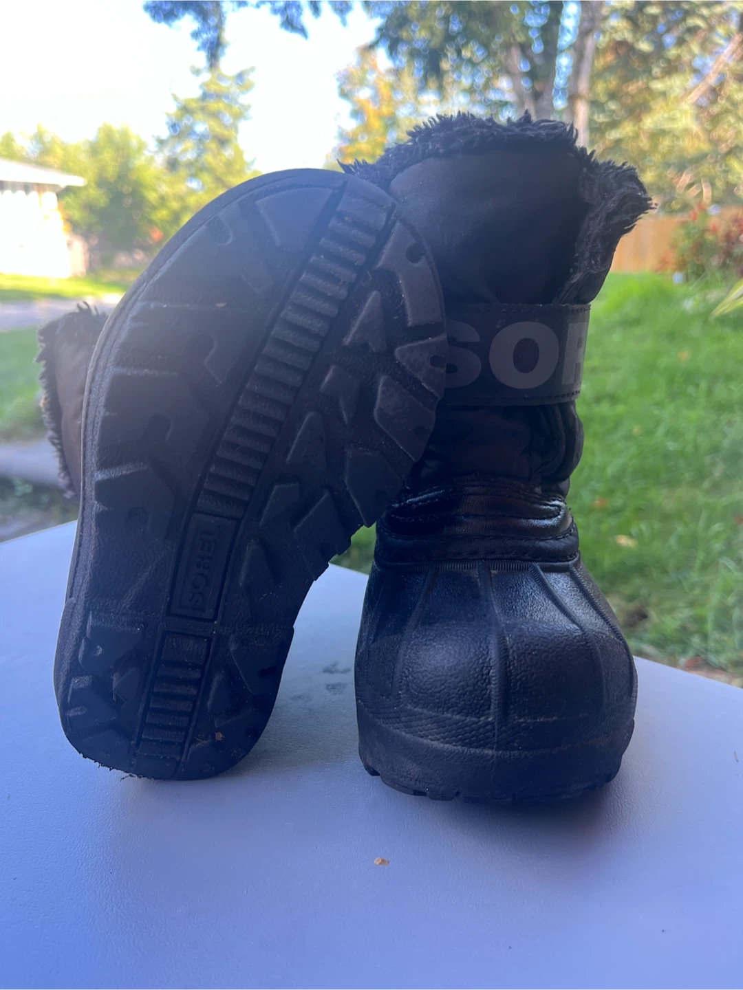 pair of SOREL Snow Commander Winter Boots size 9 toddlers - photo 4