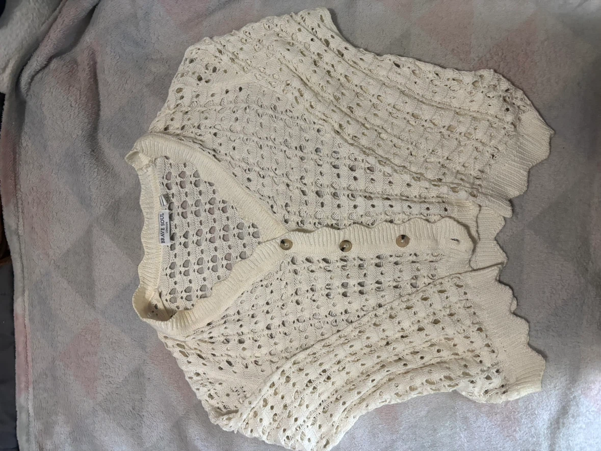 Brave Soul London Crochet Cardigan