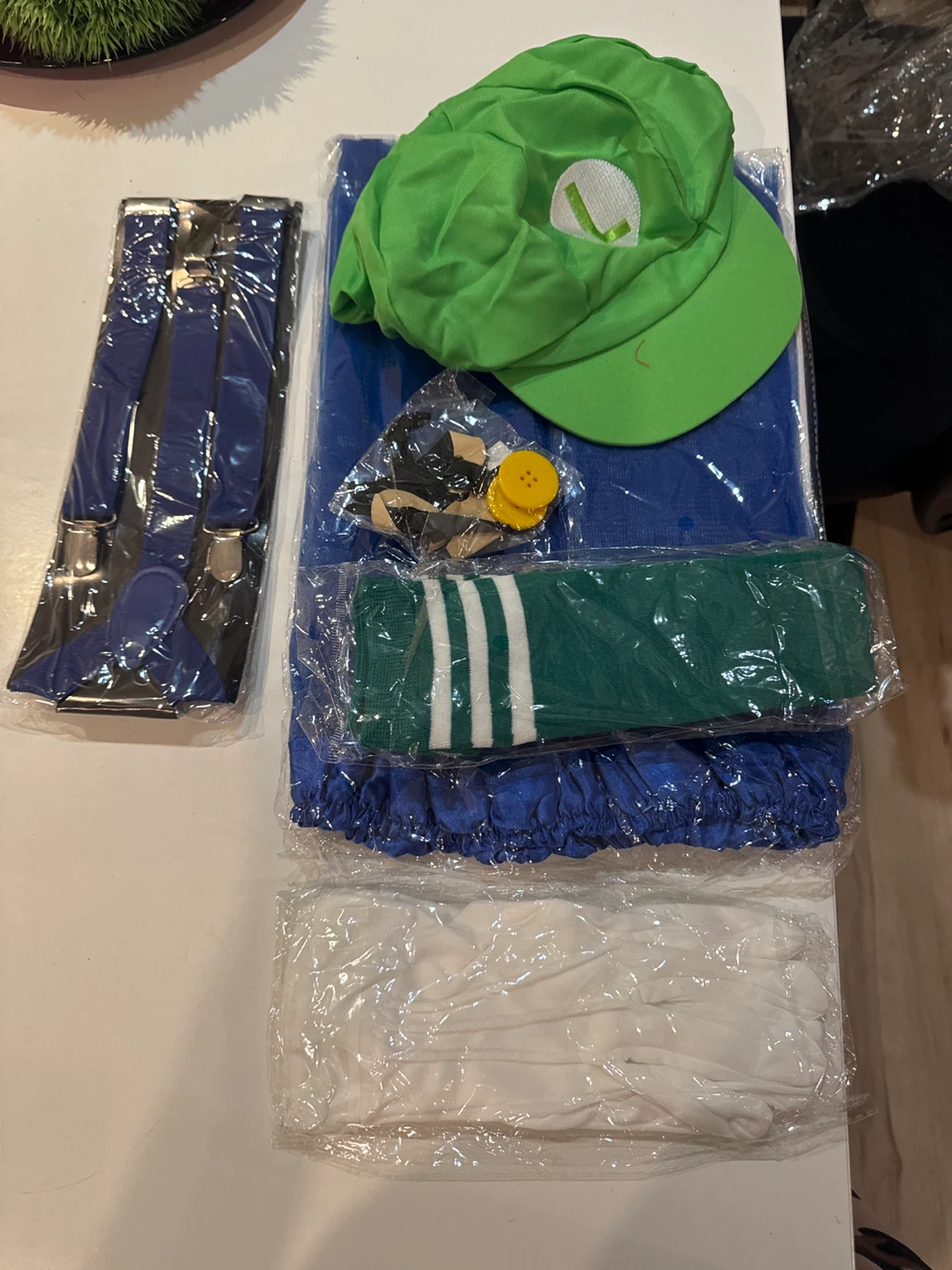 Luigi Themed Costume Set