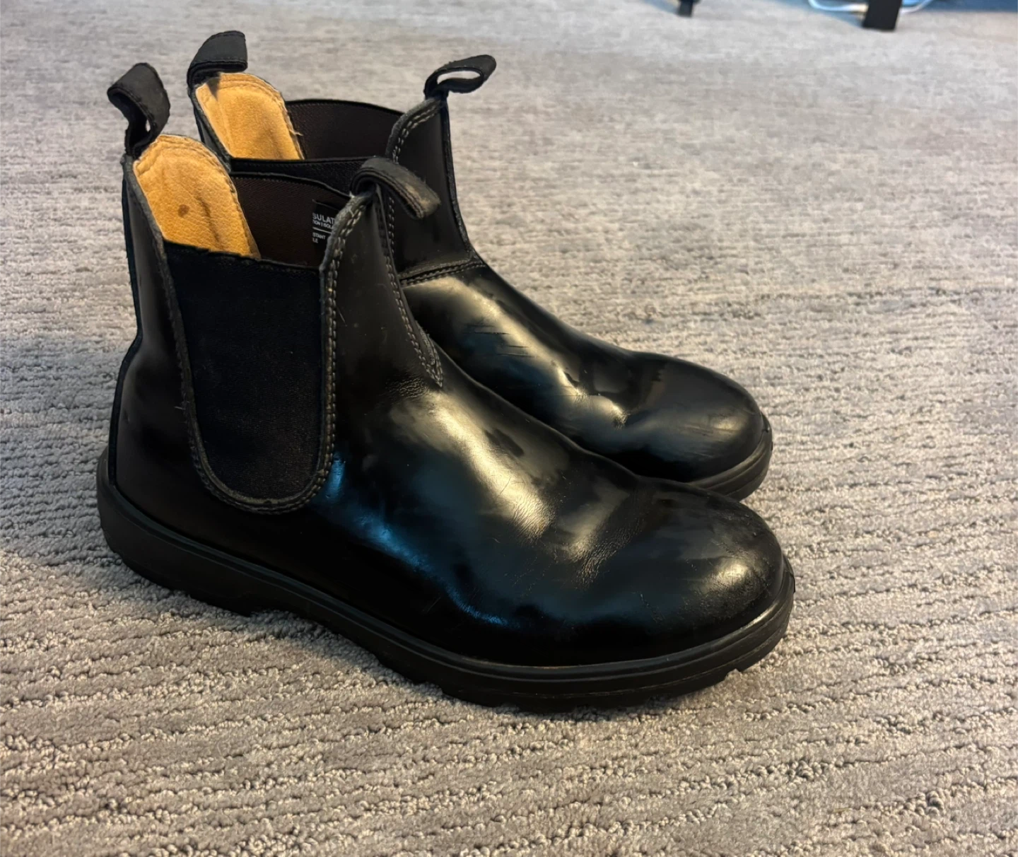 Prospector Black Boots Size 9