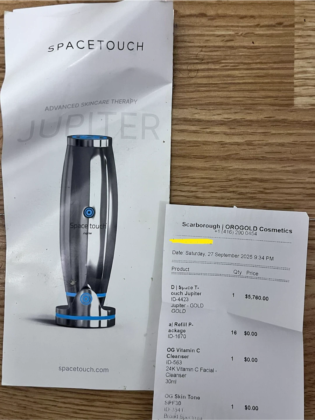 Spacetouch Jupiter Skincare Device - photo 3